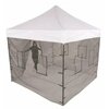 Impact Canopy Food Service Mesh Sidewall Kit with Service Windows, 4 Walls Only, Black 033100013